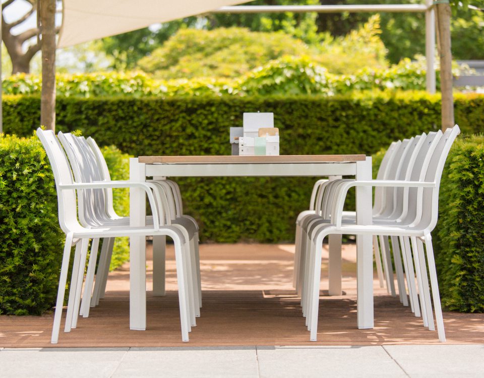 hartman gartenmöbel aqua-saar outdoor weiß