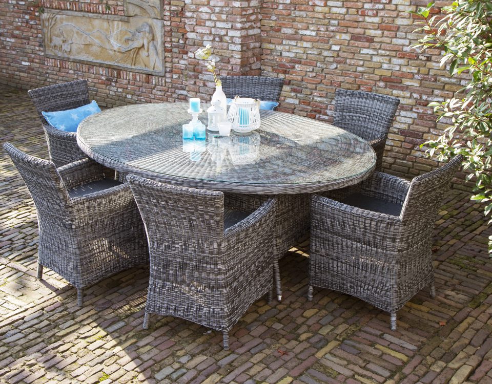 hartman gartenmöbel aqua-saar glastisch