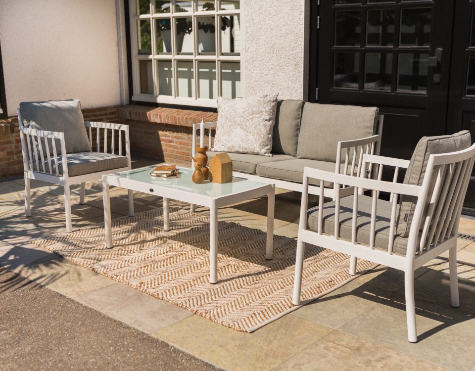 hartman gartenmöbel aqua-saar outdoor mit teppich