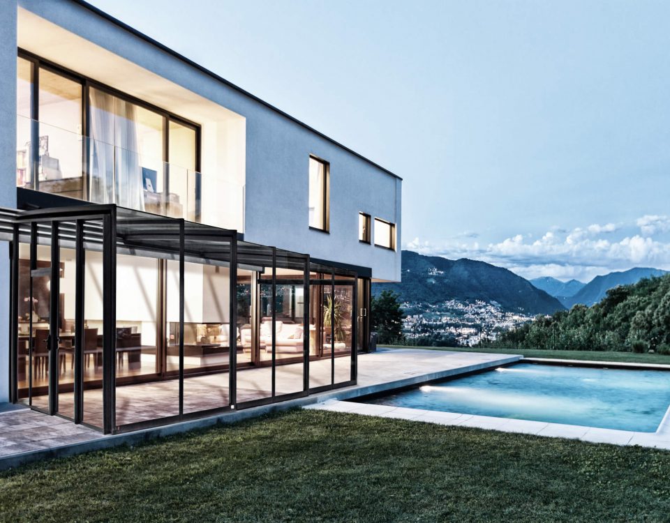 Corso Glass terrassenueberdachung aqua-saar