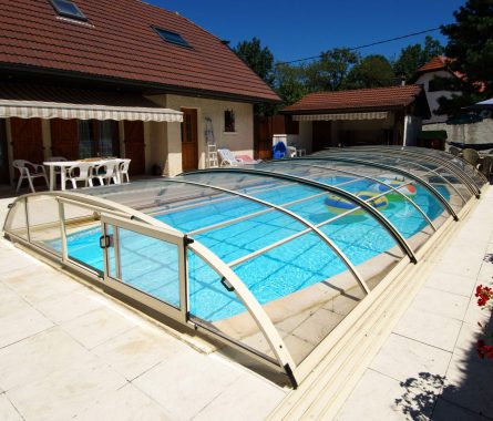Elegant poolüberdachung aqua-saar