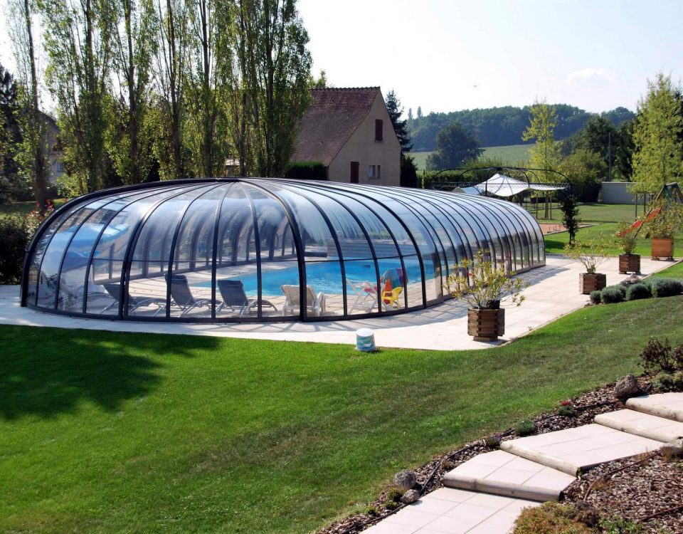 Olympic 34 F poolüberdachung aqua-saar
