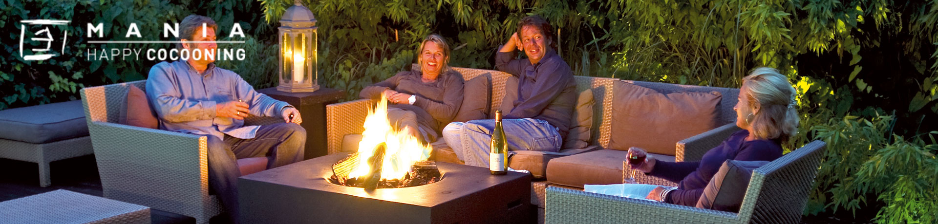 Happy Cocooning Feuertische Page Banner