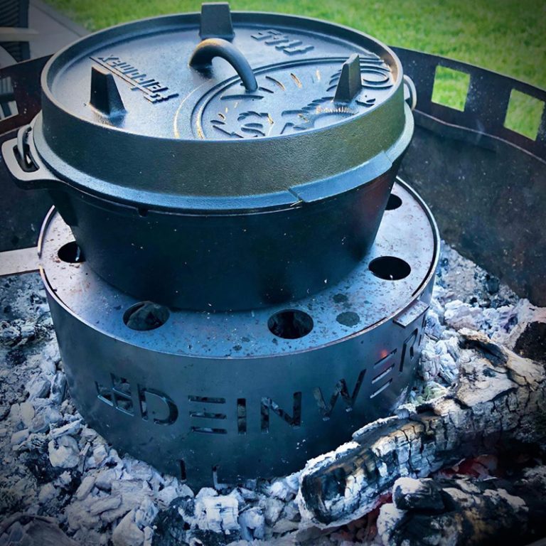 DEINWERK Wow-Aufsatz mit Grilltopf Petromax